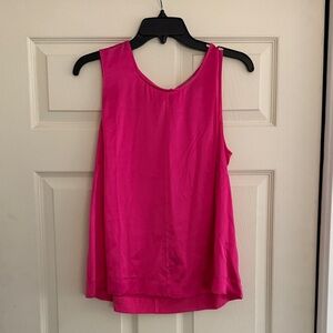 Pure Collection 100% silk Fuchsia Tank Top